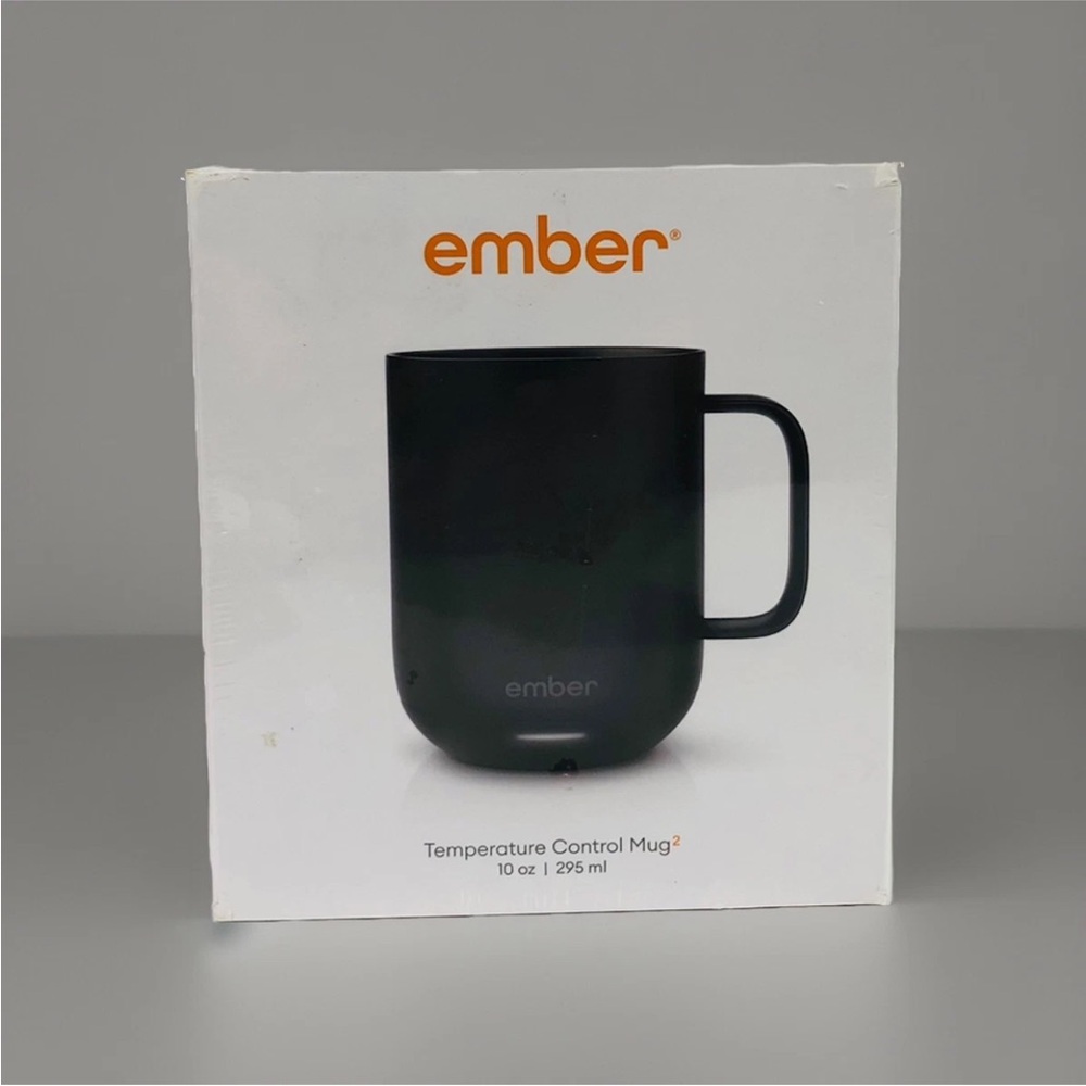 Ember New Temperature Control Smart Mug 2 App Enabled Balck 10 oz Coffee Cup